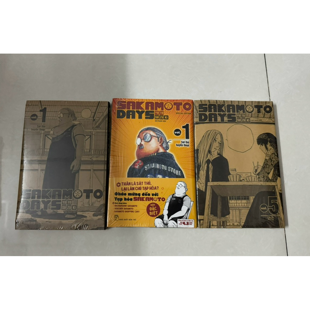 Thẻ ảnh- Sakamoto days tập 1 4 5 6