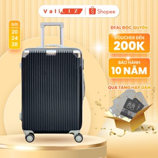 Vali du lịch chống trộm 841 size 20/24/28 - nhựa ABS bọc góc kim loại chống va đập - BH 5 năm