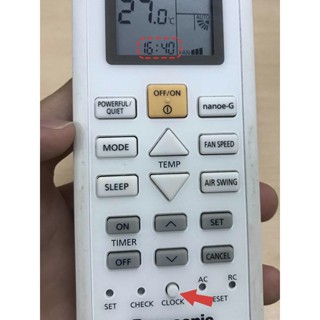  Điều Khiển Remote Điều Hòa Máy lạnh Panasonic Inverter 1.5 HP  tặng pin  