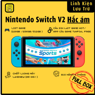 Nintendo Switch V2 Full Box -  Game Switch Free (128Gb/256Gb) + Game Retro