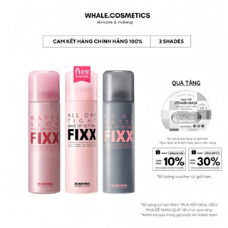 Xịt Khoá Makeup So Natural All Day Tight Fixx - Water Glow - Real Matte (75ml)
