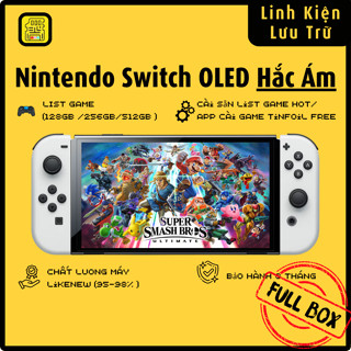 Nintendo Switch Oled Full Box - Game Switch Free  (128Gb/256Gb) + Game Retro