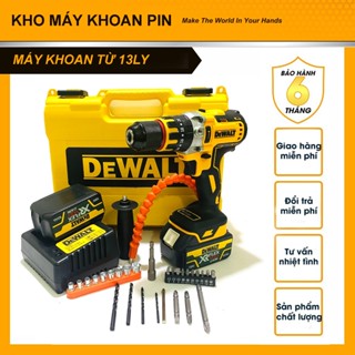 Máy khoan pin máy bắn vít cầm tay DW 199V KHÔNG CHỔI THAN đầu autolook 13mm siêu khỏe