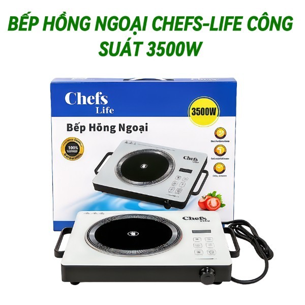 Bếp hồng ngoại chefs life công suất 3500w Bếp hồng ngoại đa năng cao cấp