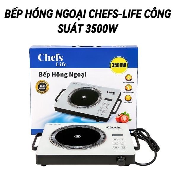Bếp hồng ngoại chefs life công suất 3500w Bếp hồng ngoại đa năng cao cấp