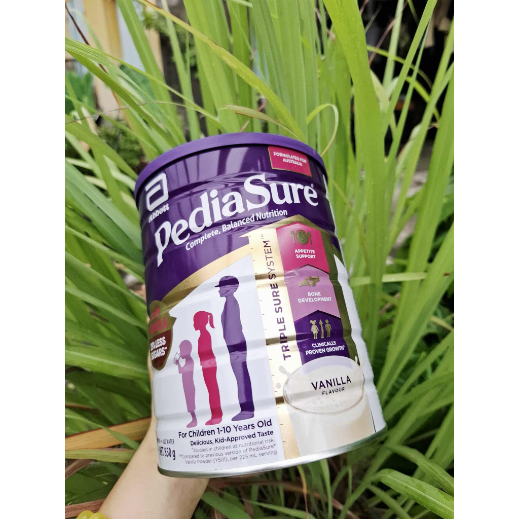 Sữa Pediasure ÚC cho bé 1-10 tuổi hộp 850g date t8/2026