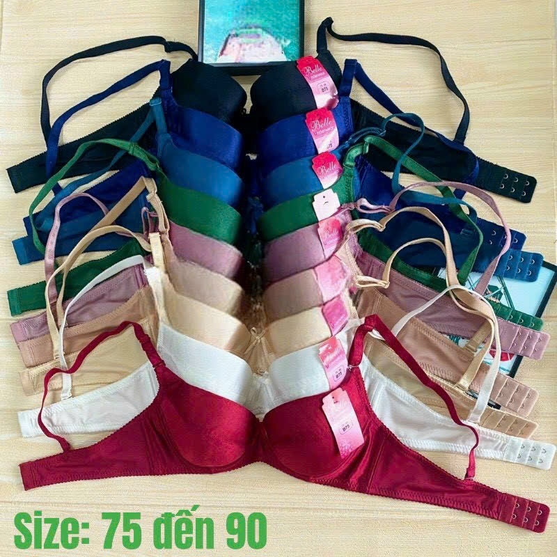 Áo Lót Nữ Phi Bóng Trơn Mút Mỏng Có Gọng Nâng Ngực Belle 179 – Gợi Cảm, Nữ Tính, Nâng Form Chuẩn
