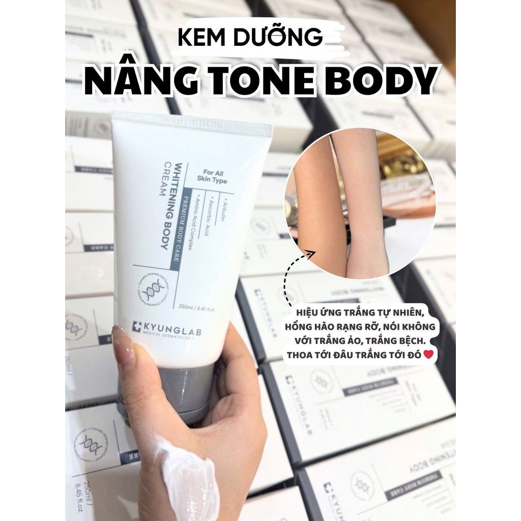 Kem Body dưỡng nâng tone KyungLab Whitening Cream