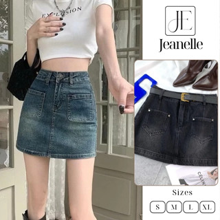  Chân váy jean nữ ngắn chữ a ngắn lưng cao y2k cá tính có quần bảo hộ cho nữ mặc đi chơi V10 Shop Hạt Dẻ 