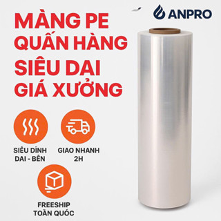  Màng PE quấn bụng màng chít valy đụng cụ đò dùng 25cm 
