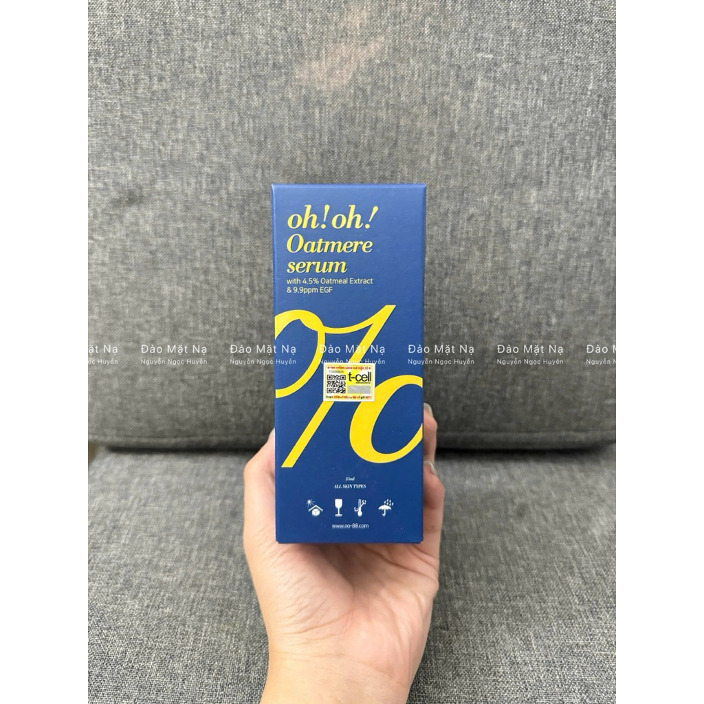 (ĐMN) Oh Oh Oatmere Serum Tinh chất tế bào gốc tái tạo , dưỡng ẩm , ngừa nhăn cho da 25ml