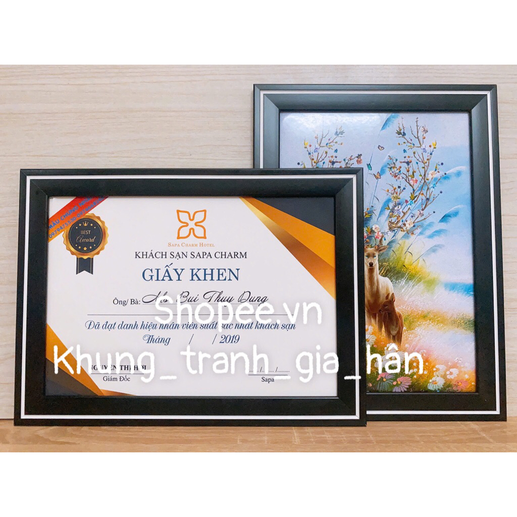 Khung bằng khen A4(21x30), khung ảnh A5(15x21), khung hình A4 giá rẻ