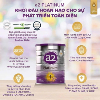   2027 Sữa A2 Platinum hộp 900g - Hàng Úc nhập khẩu công ty Sống Lành 