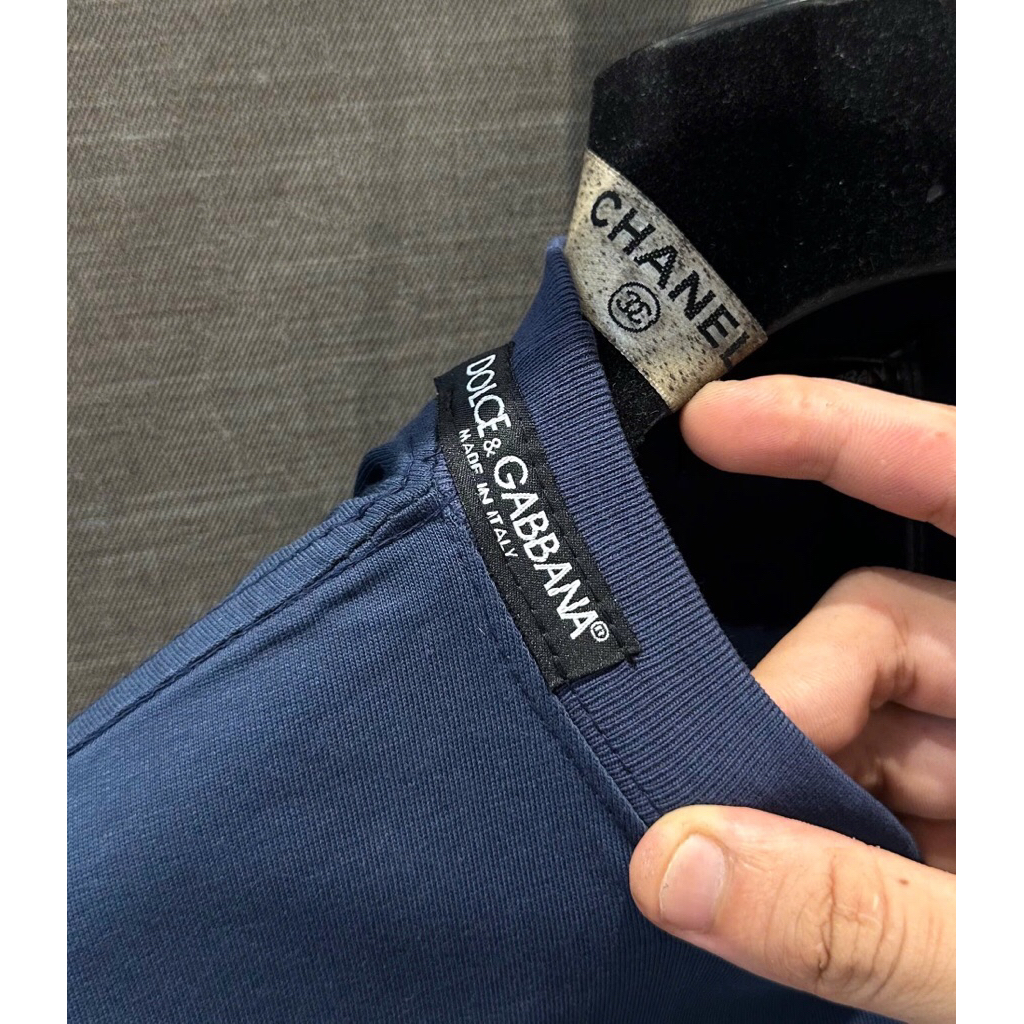 Áo Thun Dolce & Gabbana Thêu Hoa Hồng 3D - Chất Cotton Premium Siêu Mát