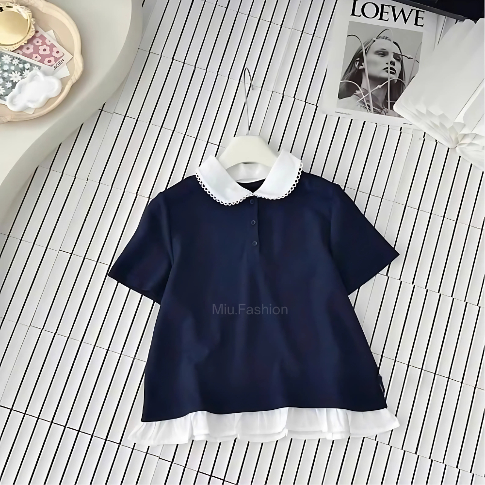 [NEW] Áo thun Polo cổ sen phối viền bèo trẻ trung, năng động, phong cách size 35-80kg | BigBuy360 - bigbuy360.vn