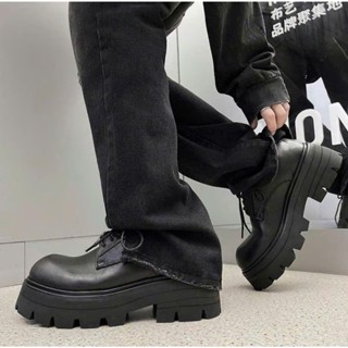 ( Mở bán ) Giày chunky derby đế cao 7cm thời trang đế cao B68, phiên bản cao cấp