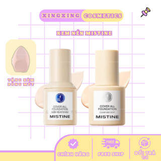   HỎA TỐC  Kem Nền Dưỡng Ẩm MISTINE Dạng Lỏng Che Khuyết Điểm Kiềm Dầu 36H Hiệu Quả Lâu Trôi XINGXINGBEAUTY 