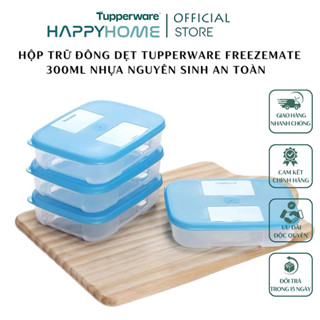 Hộp Trữ Đông Dẹt Tupperware Freezemate 250ml Chính Hãng - Nhựa Nguyên Sinh An Toàn Cho Sức Khoẻ