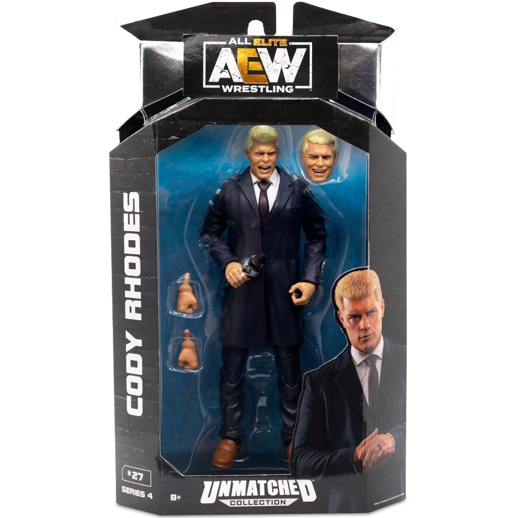 (New – Nguyên Seal) Mô Hình AEW Cody Rhodes - Unmatched Collection Series 4 (Có Ảnh Chụp Thật)