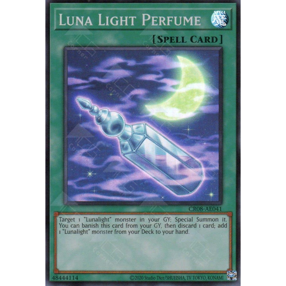 [ Bài Yugioh Chính Hãng ] CR08-AE041 Luna Light Perfume (SR)