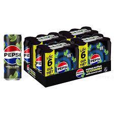 Pepsi Vị Chanh Không Calo Thùng 24 Lon X 320Ml