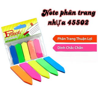 Note phân trang nhựa 5 màu, Note mũi tên nhựa, Note phân trang