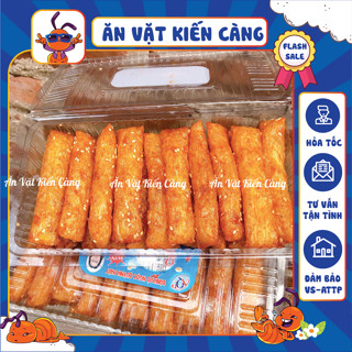 Bánh Bò Quẩy Vừng BBQ (Hộp 20 Miếng) Siêu Ngon, Đồ ăn vặt