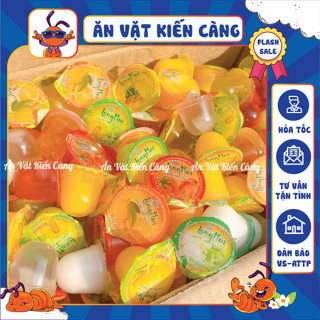 1KG Thạch rau câu Long Hải vị trái cây tổng hợp thơm ngon, Đồ ăn vặt tuổi thơ, Ăn Vặt Kiến Càng