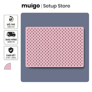 [Tặng phụ kiện] BẢNG CÀI TREO TƯỜNG PEGBOARD MÀU HỒNG STYLE IKEA (Hàng Loại 1)