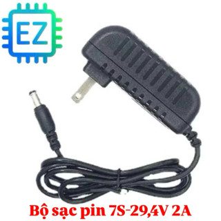 Bộ sạc pin 7S-29,4V 2A chân tròn 5.5x2.1mm có đèn báo sạc