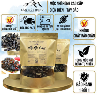 Mộc Nhĩ Rừng Khô 400g – Lân Núi Rừng | Đặc Sản Tây Bắc | Dân Tộc Thái Điện Biên – Giòn Thơm Tự Nhiên
