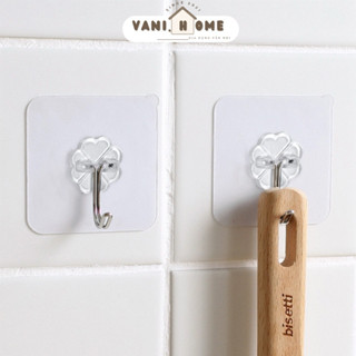 Combo 10 - 30 móc dán tường siêu dính chịu lực siêu khủng - Móc treo tường silicon trong suốt