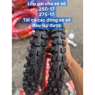 Lốp xe đi rừng 250-17 và 250-17 cho xe wave sirius dream satria raider sonic exciter 135 150 winner đi vành nhỏ