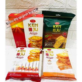 Bánh Quy Hành Nougat Kẹp Kem Kenju Richy Hộp 279g - Túi 186g [ Siêu Ngon ạ ] ...