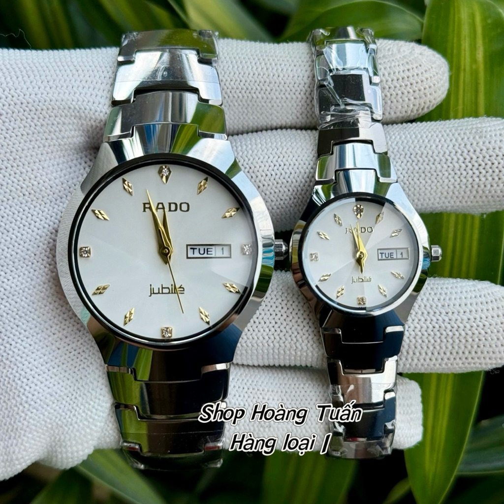 Đồng Hồ cặp đôi Nam Nữ R.D kính h khía chóp nó . Vỏ đá Ceramic . Kính sapphire chống trầy . Máy Nhật . Chống nước tốt