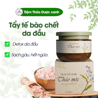  Tẩy da chết da đầu muối tẩy tế bào chết cho tóc Thảo Mộc sạch gàu hết ngứa kiểm soát dầu nhờn 