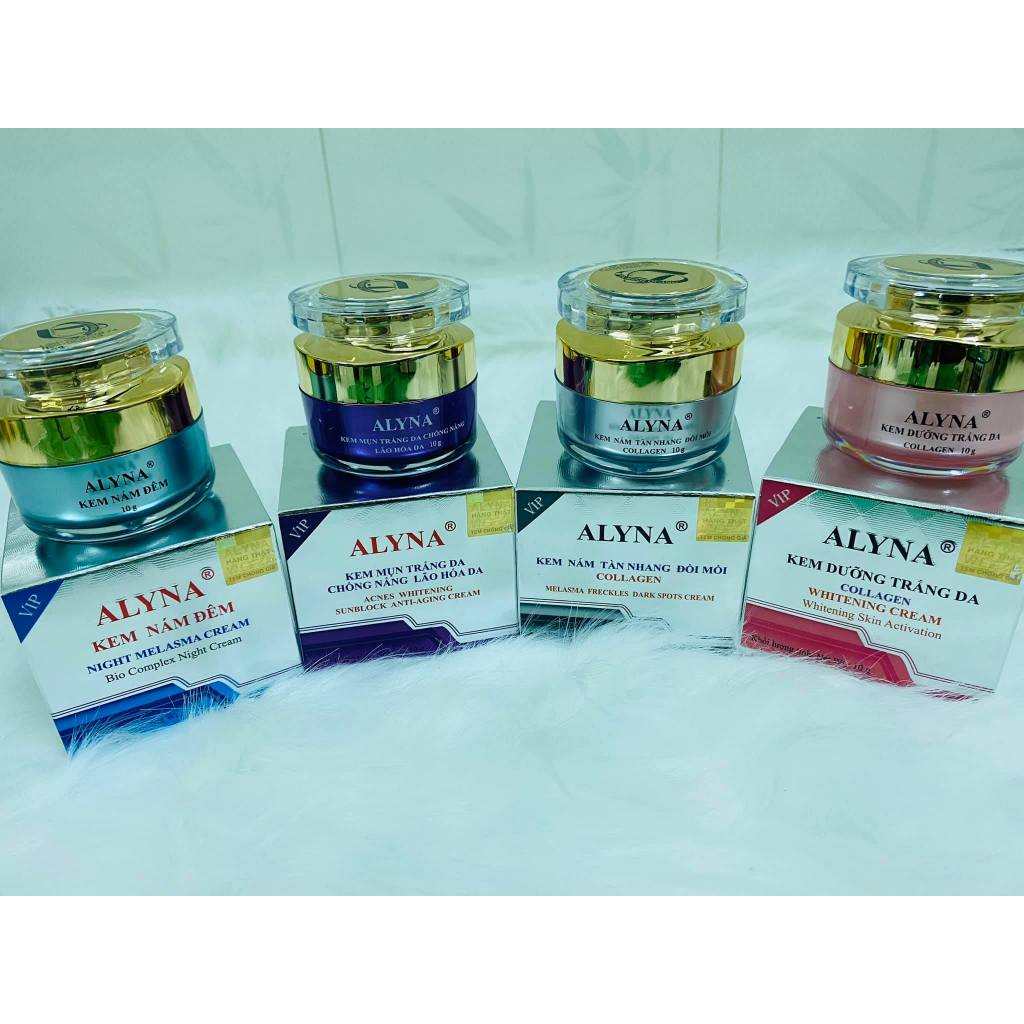 Alyna kem dưỡng trắng da collagen VIP 10g