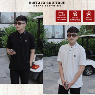 Áo Polo Nam Đôn Chề Thêu Logo Chũ Ký Cổ Áo Siêu Chất - Áo Polo Nam Nữ Đốc Cờ Le Thêu Vương Miện Trên Cổ Siêu Đẹp