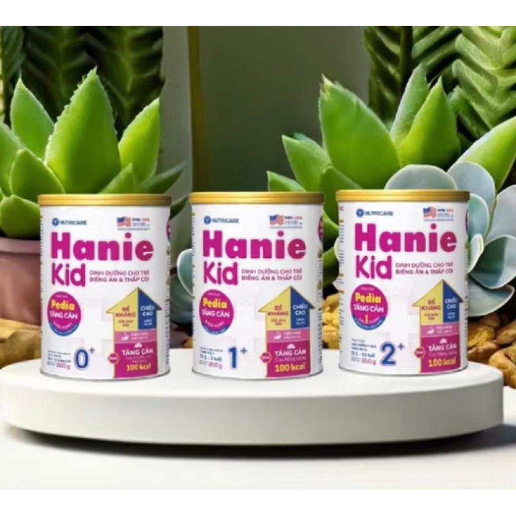 Nutricare Hanie Kid 850gr cho bé date mới