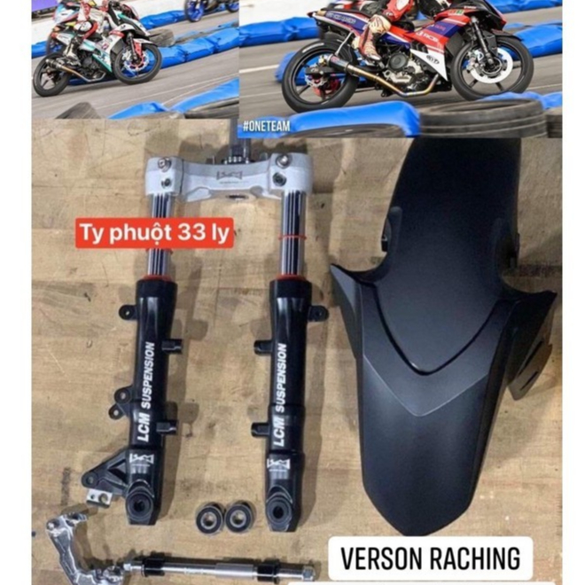 ( version new ) PHUỘC TRƯỚC LCM WINNER X ÚP EX150 EX155 ( TY PHUỘC 33 ly ) limitS