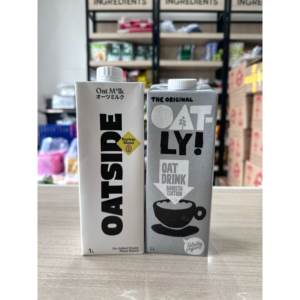 Combo 1 hộp sữa yến mạch Oatly + 1 hộp sữa yến mạch Oatside