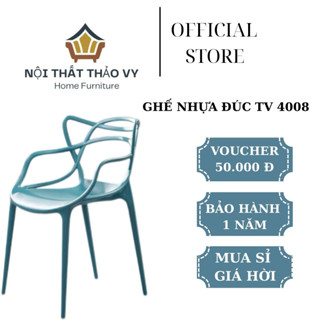 GHẾ NHỰA PP ĐÚC NGUYÊN KHỐI NHẬP KHẨU CAO CẤP (TV4008)_NHÀ HÀNG_SÂN VƯỜN_CÀ PHÊ_BAN CÔNG