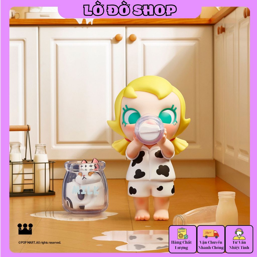 Blind Box Baby Molly & Baby Tabby Series Figures - Mô hình Baby Molly - POP MART Hàng Chính Hãng