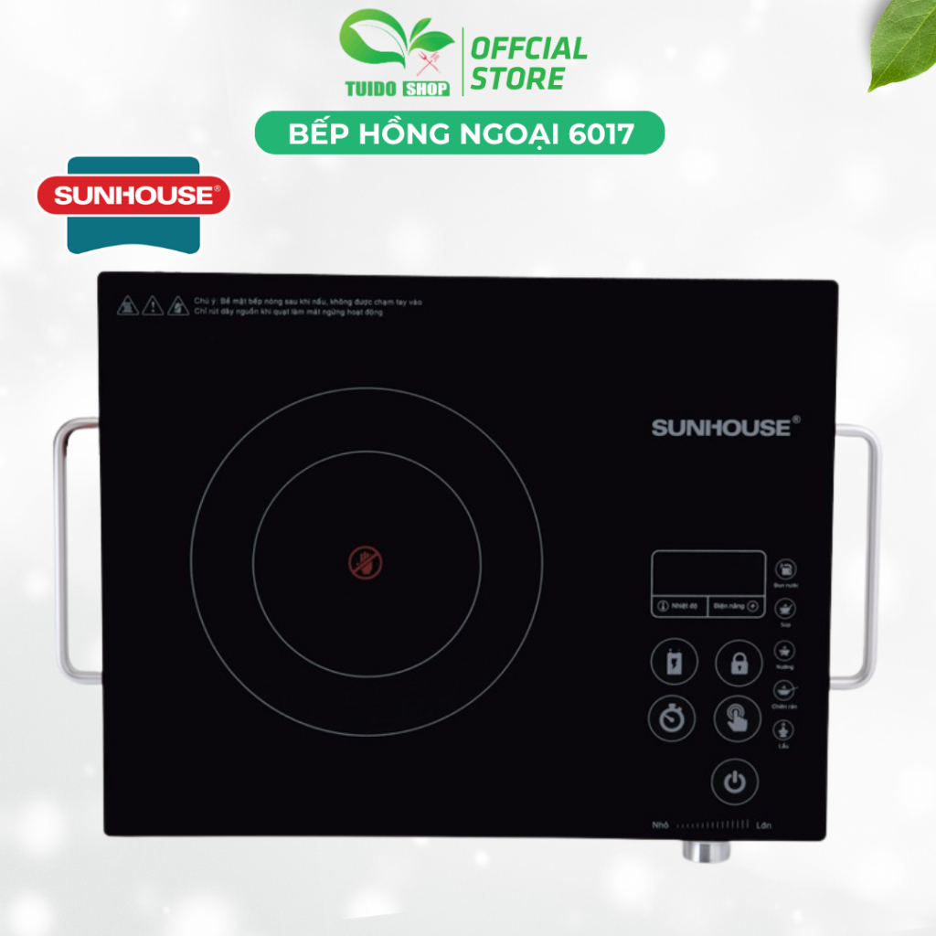 [Chính Hãng] Bếp Hồng Ngoại Sunhouse SHD6017, Công Suất 2000W - TUIDO SHOP