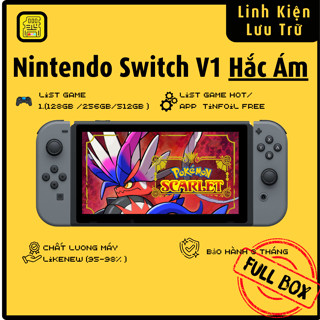 Nintendo Switch V1 Nobox -Game Switch Free  (128Gb/256Gb) + Game Retro