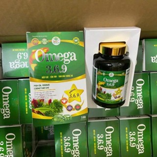 Viên uống Omega 369 Diệp Lục Cần Tây – Hỗ trợ sáng mắt, tăng đề kháng – Hộp 100 viên