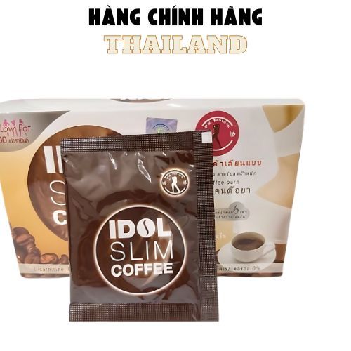 Cà phê giảm cân Idol Slim Coffee X2 Thái Lan 10 gói (chính hãng gói nâu) - Green Store 24H