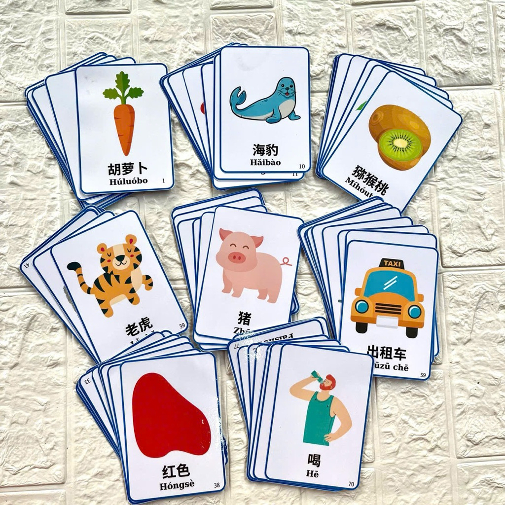 Flashcard từ vựng tiếng Trung 80 thẻ