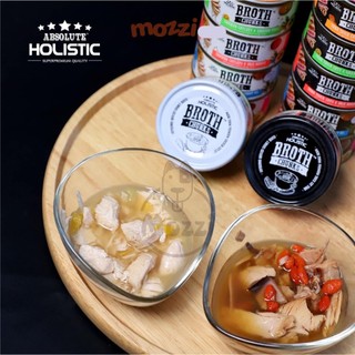 Pate cho chó mèo Broth Chunks Absolute Holistic Lon 80gr DATE 08/2025