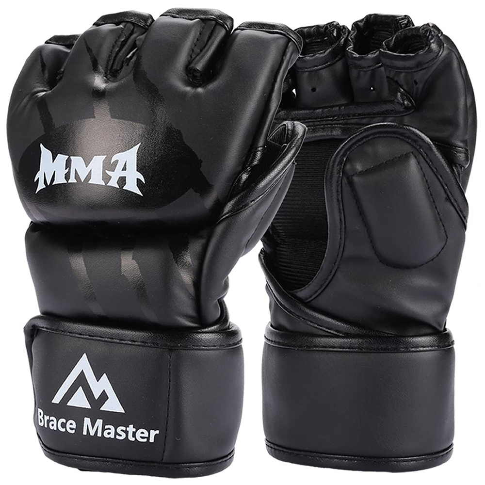 Găng tay MMA Brace Master, Găng Tay Võ Thuật Hở Ngón Thoáng Khí Dùng Trong Thi đấu Và Tập Luyện MMA